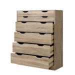 Artiss 6 Chest of Drawers - MYLA Oak - Image 3