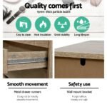 Artiss 6 Chest of Drawers - MYLA Oak - Image 7