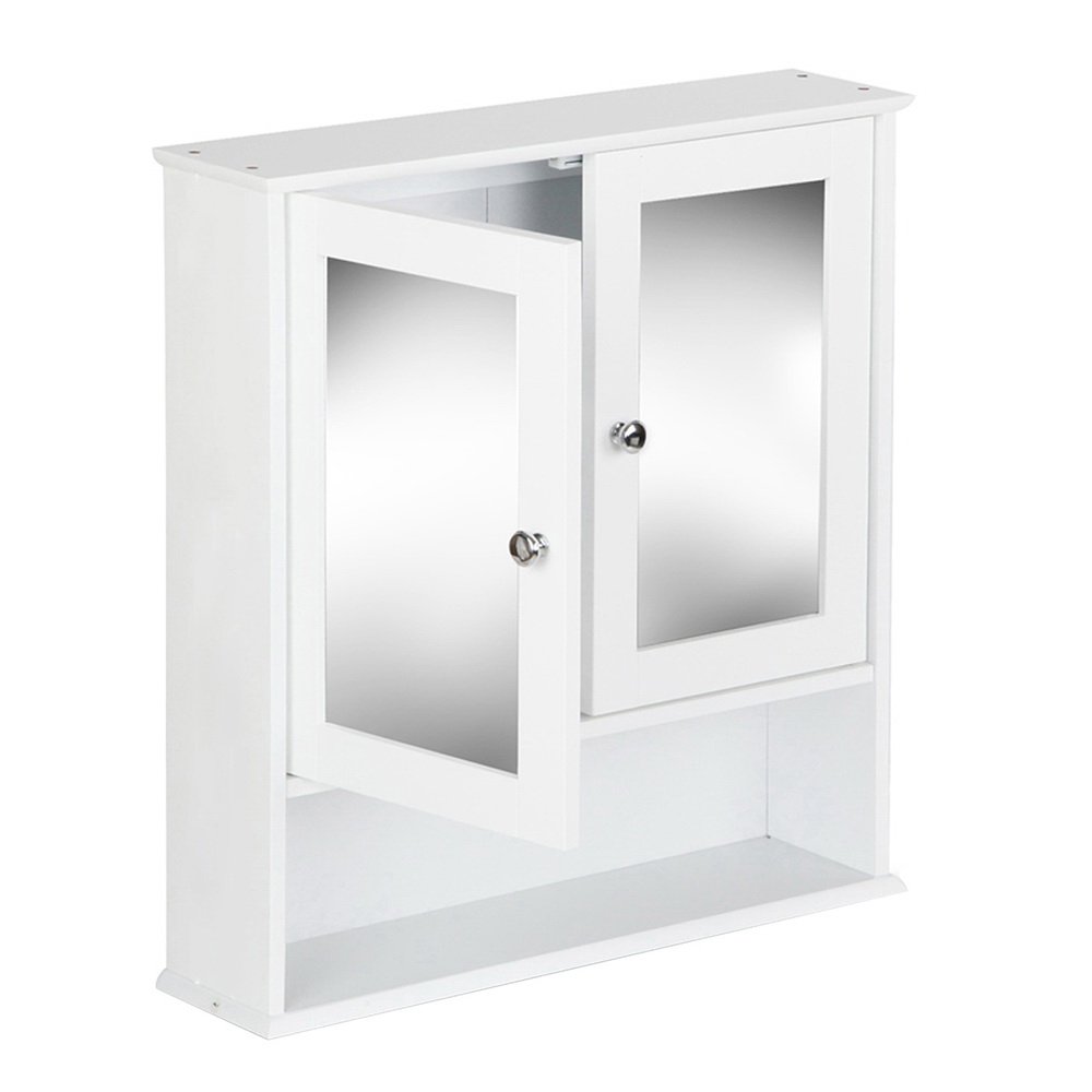 FURNI-G-MC127-WH-00 Artiss Bathroom Mirror Cabinet Storage Cupboard - Image 1