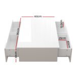Artiss Coffee Table 4 Drawers White Trevi - Image 2