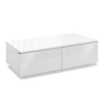 Artiss Coffee Table 4 Drawers White Trevi - Image 8