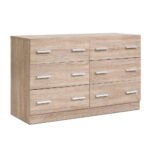 Artiss 6 Chest of Drawers - VEDA Pine - Image 3