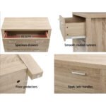 Artiss 5 Chest of Drawers - MAXI Pine - Image 8