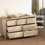 Artiss 7 Chest of Drawers - MAXI Pine - Image 7