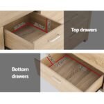 Artiss 7 Chest of Drawers - MAXI Pine - Image 8