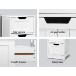 Artiss 4 Chest of Drawers - LEESA White - Image 6