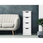 Artiss 4 Chest of Drawers - LEESA White - Image 8