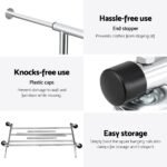 Artiss Clothes Rack Airer Rail Coat Stand Adjustable Hanger - Image 6