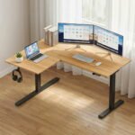 Artiss L-Shape Electric Standing Desk Sit Stand Up Height Adjustable Motorised - Image 7