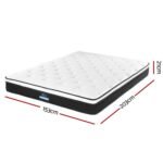 Giselle Bedding 21cm Mattress Euro Top Queen - Image 2
