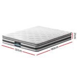 Giselle Bedding 21cm Mattress Pillow Top Double - Image 3