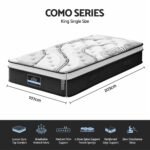 Giselle Bedding 32cm Mattress Euro Top King Single - Image 2