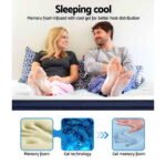 Giselle Bedding 34cm Mattress Cool Gel Memory Foam 7 Zone Queen - Image 6