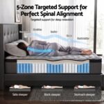 Bed Mattress Giselle 34cm Double - Image 6