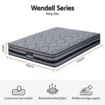 Giselle Bedding 34cm King Mattress Hybrid, Pocket Spring Bed Mattress - Image 2
