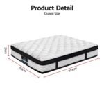 Giselle Bedding 31cm Mattress Euro Top Queen - Image 2
