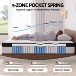Giselle Bedding 31cm Mattress Euro Top Queen - Image 5