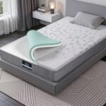 Giselle Bedding King Single Mattress 23cm Pocket Spring Mattress with Adjustable Firmness Reversible Foam Layer for Medium Firm & Firm Support Motion Isolation Bedroom Bed