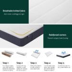 20cm Giselle Mattress Double Bed Pocket Spring Mattresses - Image 7