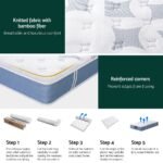 25cm Giselle Mattress Single Bed Pocket Spring Mattresses - Image 7