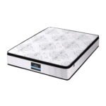 Giselle Bedding Double Mattress 30cm Pocket Spring Euro Top Medium Firm Foam - Image 2