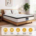 Giselle Bedding Double Mattress 30cm Pocket Spring Euro Top Medium Firm Foam - Image 5