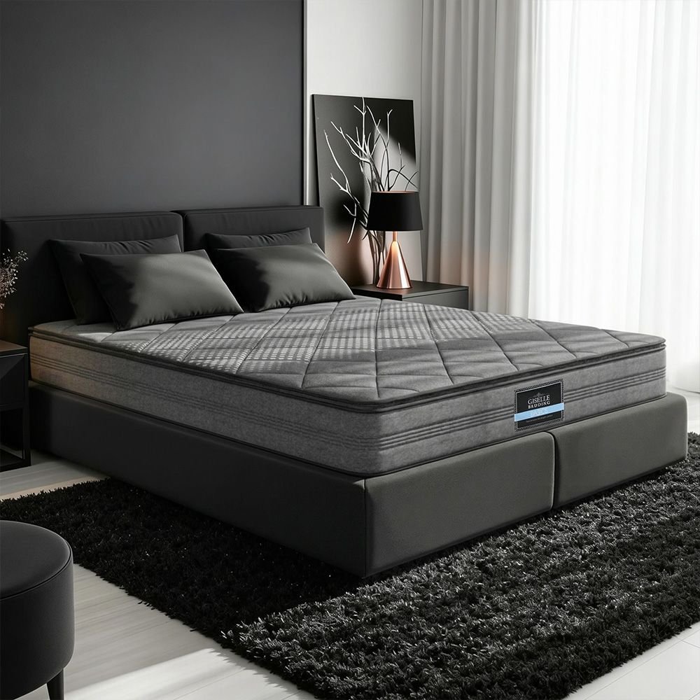 MATTRESS-PT18-DOUBLE-00 Giselle Bedding 18cm Mattress Pillow Top Double - Image 1
