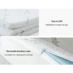 Giselle Bedding Memory Foam Mattress Topper 11-Zone 8cm Queen - Image 5