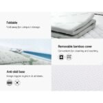 Giselle Bedding Memory Foam Mattress Topper Cool Gel 5cm Double - Image 5