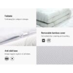 Giselle Bedding Memory Foam Mattress Topper Cool Gel 8cm Double - Image 6