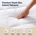 Giselle 5cm Queen Memory Foam Mattress Topper Pillow Top with Gel Foam - Image 4