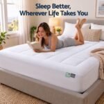Giselle 5cm Queen Memory Foam Mattress Topper Pillow Top with Gel Foam - Image 6