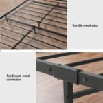 Artiss Bed Frame Single Size Metal Bed Frame DANE - Image 6