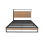 Artiss Metal Bed Frame Single Size Beds Platform with Mattress - Image 3