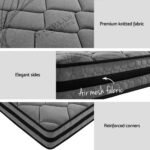 Artiss Metal Bed Frame Single Size Beds Platform with Mattress - Image 5