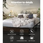 Artiss Bed Frame Metal Bed Frame Bed Base OSLO - Queen - Image 4