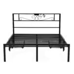 Artiss Queen Bed Frame with Charging Station & Storage Drawers Metal - Image 4