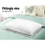 Giselle Bedding 4 Pack Bed Pillow Family Hotel 48X73CM - Image 2