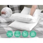 Giselle Bedding 4 Pack Bed Pillow Family Hotel 48X73CM - Image 3