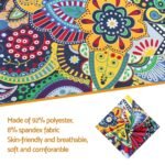 Artiss Split Stretch Recliner Chair Cover, Printed Non Slip Slipcover - Image 4
