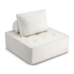 Artiss Floor Sofa Lounge Chair with Pillow - Image 3