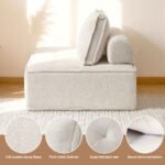 Artiss Floor Sofa Lounge Chair with Pillow - Image 5