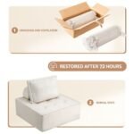 Artiss Floor Sofa Lounge Chair with Pillow - Image 6
