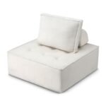 Artiss Floor Sofa Lounge Chair with Pillow - Image 7