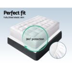 Giselle Bedding 5cm Bamboo Pillowtop Mattress Topper 1000GSM Mattress Pad for Back Pain Relief Washable Breathable Protector with 45cm Deep Pocket Double - Image 6