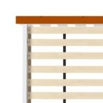 Artiss Bed Frame Single Size Wooden White PONY - Image 5