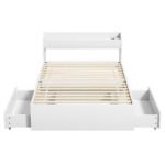 Artiss Bed Frame King Single Size with Charging Ports and 2 Drawers AURA - Image 3