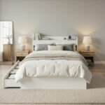 Artiss Bed Frame King Single Size with Charging Ports and 2 Drawers AURA - Image 9