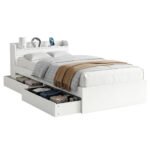 Artiss Bed Frame King Single Size with Charging Ports and 2 Drawers AURA - Image 10
