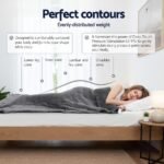 Giselle 5.5KG Weighted Blanket Adults Kid Anti Anxiety Gravity Blankets Sherpa Fleece - Image 5